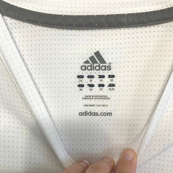 Adidas Climacool 2005 Boston Marathon Mesh Short Sleeve Tee Men's Sz M White - Picture 3 of 7